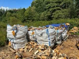 Tonne bags of firewood, Poole Dorset